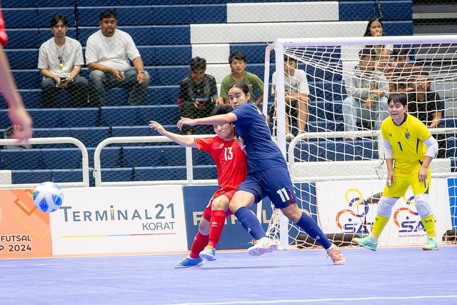 Bị Thái Lan cầm hòa, futsal nữ Việt Nam vẫn vô địch- Ảnh 2.